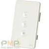 Công tắc điều khiển rèm cửa trắng chữ nhật bluetooth FPT Smart Home