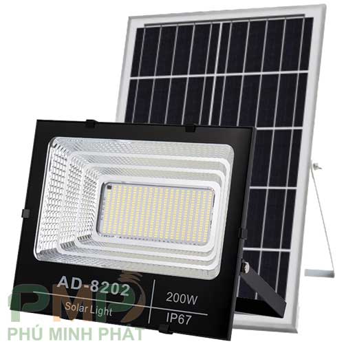 Đèn năng lượng mặt trời AD-8202 200W Đèn năng lượng mặt trời AD-8202 200W