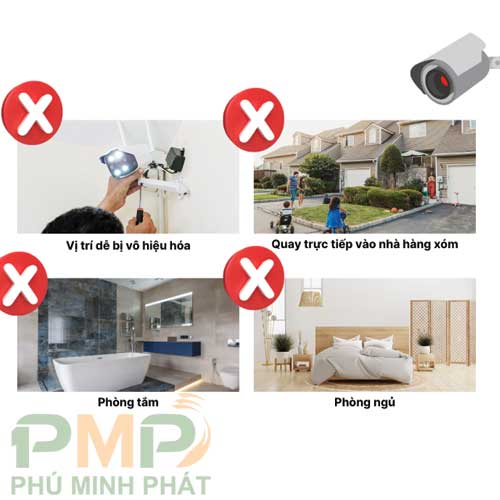 Những vị trí không nên lắp đặt camera giám sát Những vị trí không nên lắp đặt camera giám sát