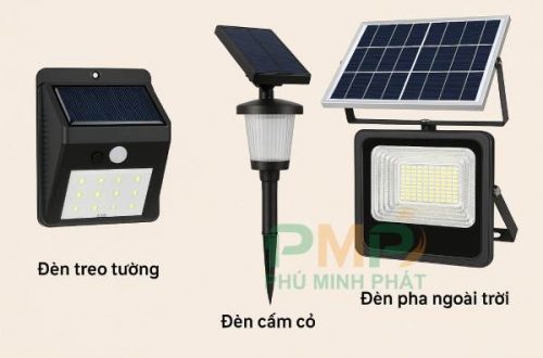 Các loại đèn năng lượng mặt trời