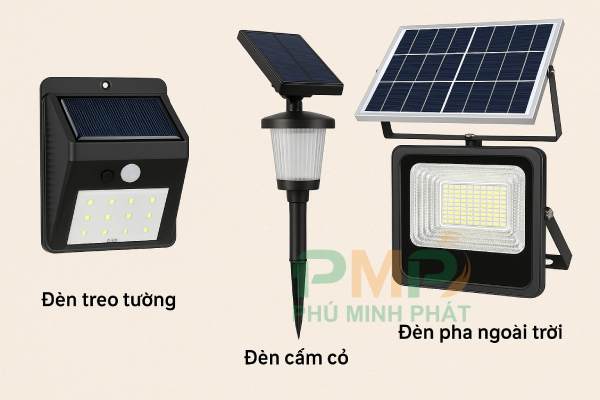 Các loại đèn năng lượng mặt trời Các loại đèn năng lượng mặt trời