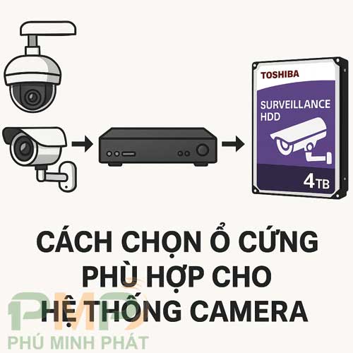 Cách chọn ổ cứng phù hợp cho camera