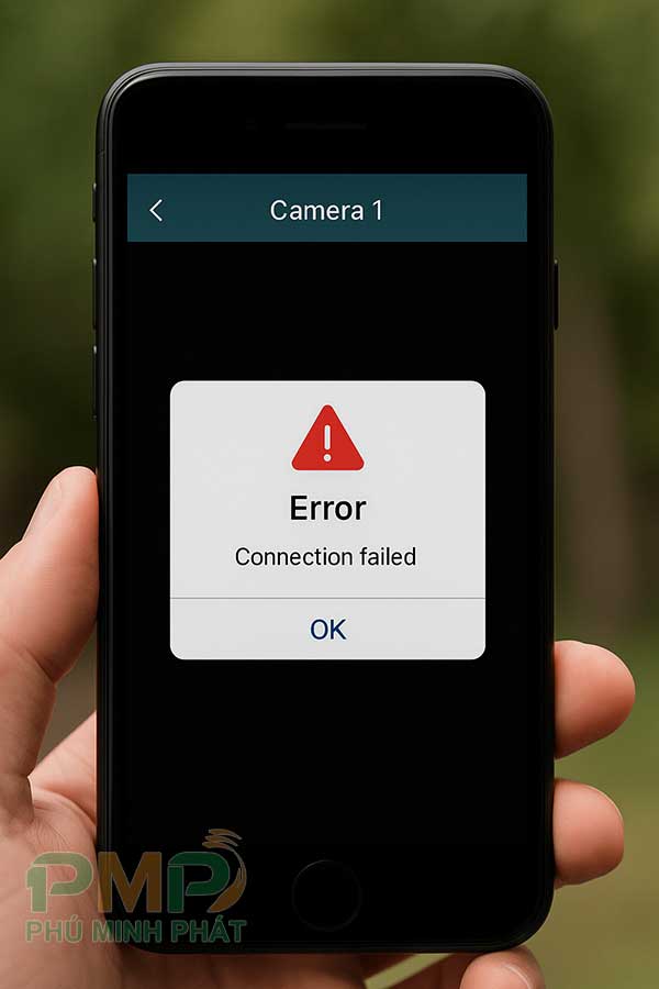 Camera báo lỗi kết nối Camera báo lỗi kết nối