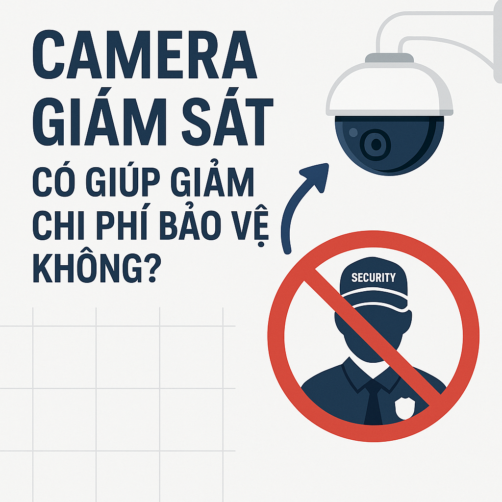 Camera giám sát có giúp giảm chi phí bảo vệ không