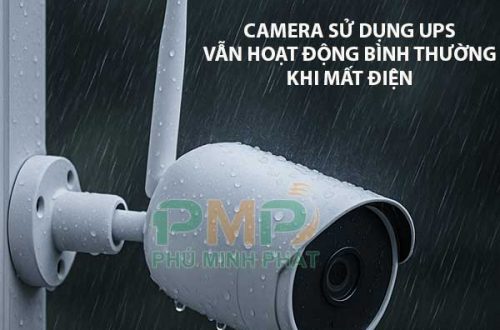 Camera kết noosu UPS hoạt động bình thường khi mất điện