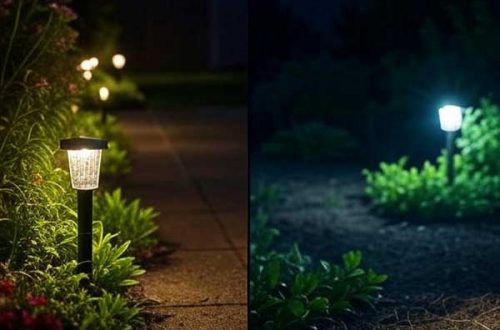 Đèn năng lượng mặt trời lắp sân vườn