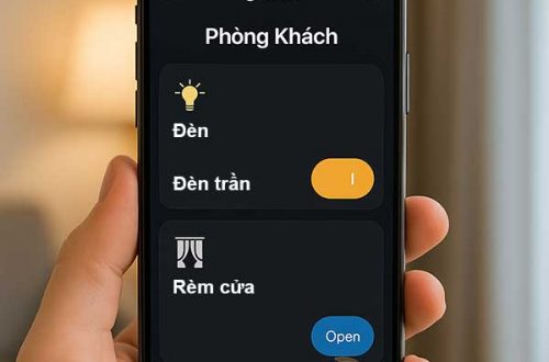 Điều khiển nhà thông minh Lumi bằng điện thoại
