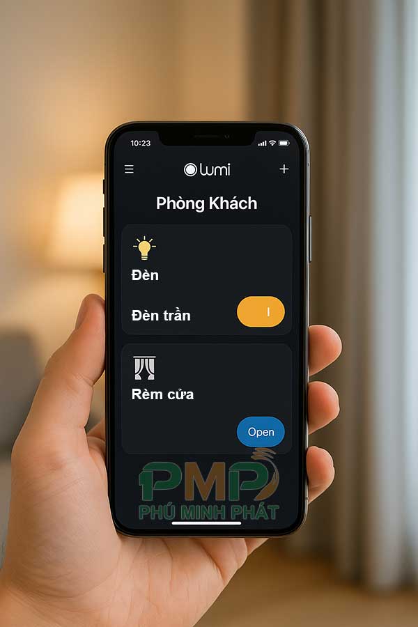 Điều khiển nhà thông minh Lumi bằng điện thoại