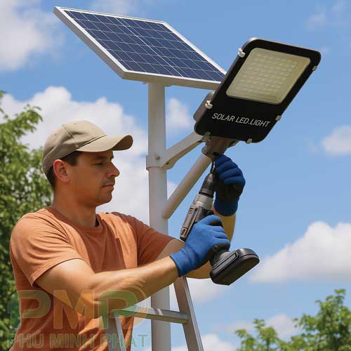 Hướng dẫn lắp đặt đèn năng lượng mặt trời Hướng dẫn lắp đặt đèn năng lượng mặt trời