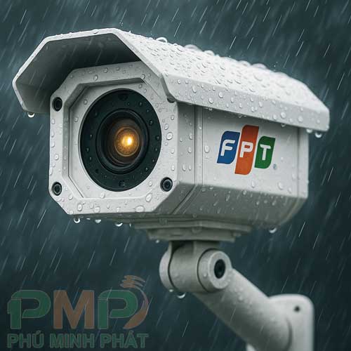 Lắp đặt camera chống nước FPT ngoài trời