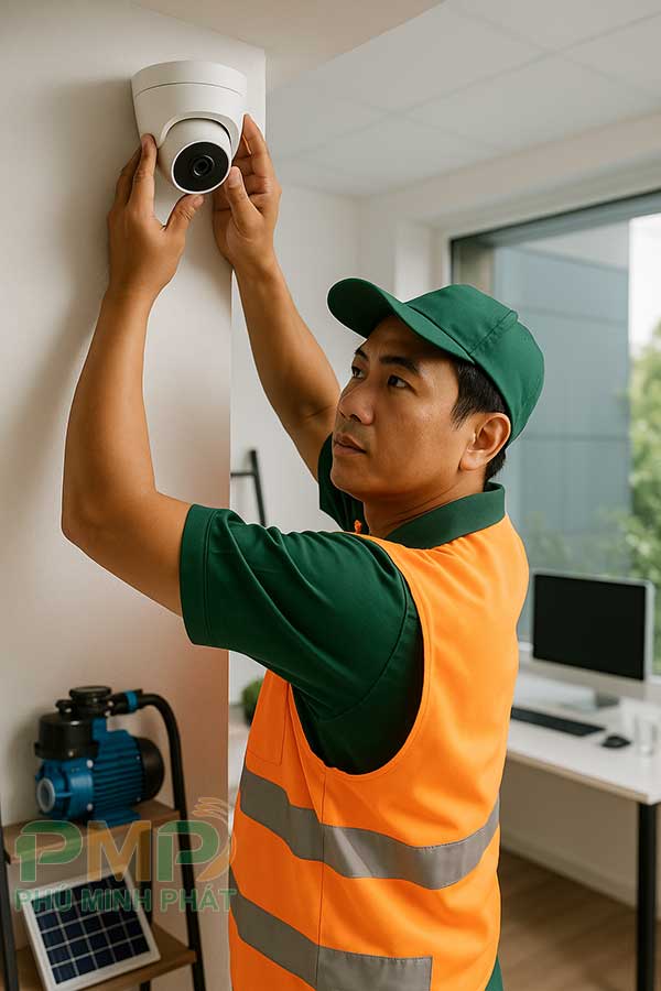 Lắp đặt camera giám sát cho gia đình ở Đức Trọng Lâm Đồng