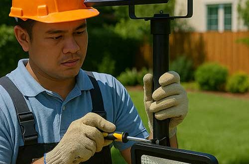 Lắp đặt đèn năng lượng mặt trời ở Đức Trọng