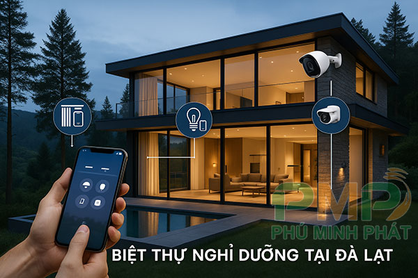 Lắp đặt smarthome cho biệt thự nghỉ dưỡng ở Đà Lạt