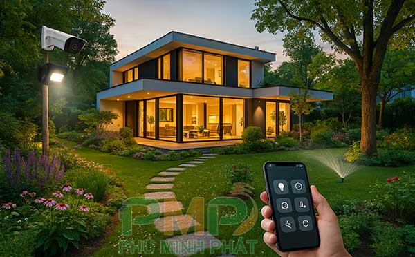Lắp đặt Smarthome cho biệt thự sân vườn ở Lạc Dương - Lâm Đồng