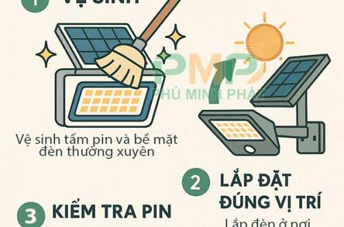 Mẹo tăng tuổi thọ đèn năng lượng mặt trời