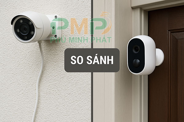 So sánh camera có dây và không dây So sánh camera có dây và không dây