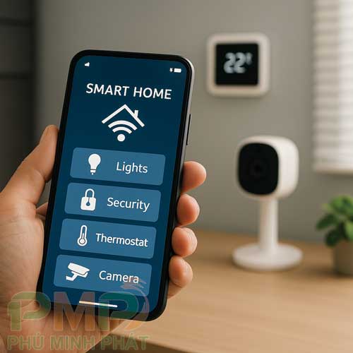 Ứng dụng điện thoại điều khiển smart home Ứng dụng điện thoại điều khiển smart home