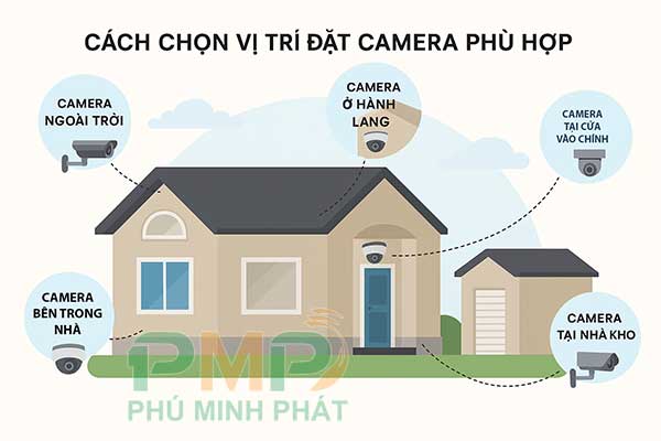 Ví trí lắp đặt camera cho gia đình Ví trí lắp đặt camera cho gia đình