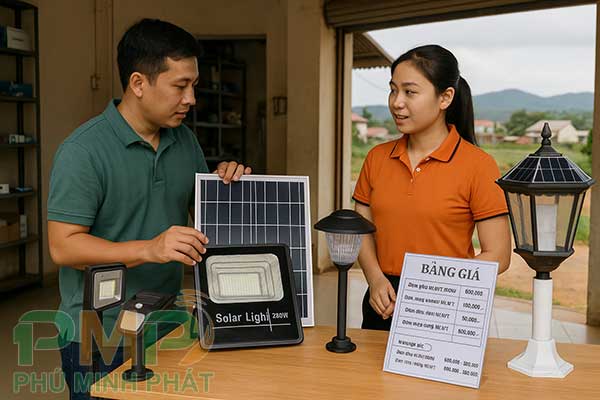Bảng giá đèn năng lượng mặt trời tại Đức Trọng