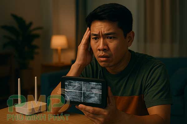 Camera giám sát bị giật lag, nhiễu hình ảnh Camera giám sát bị giật lag, nhiễu hình ảnh