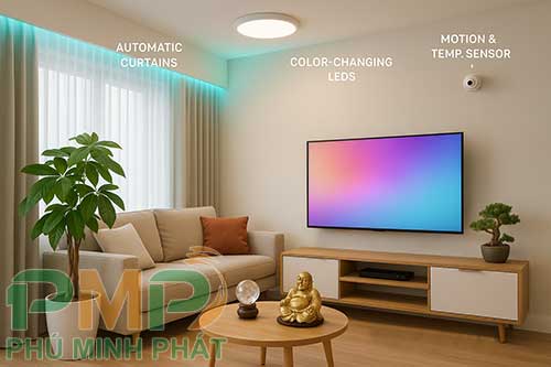 Kết hợp giữa smarthome và phong thủy Kết hợp giữa smarthome và phong thủy