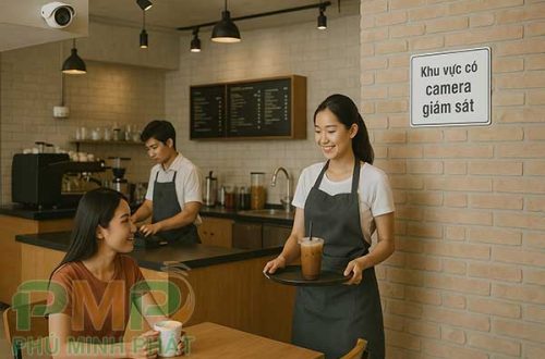 Lắp camera để giám sát quán cà phê