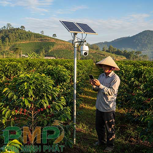 Lắp camera giám sát năng lượng mặt trời cho rẫy xa nhà Lắp camera giám sát năng lượng mặt trời cho rẫy xa nhà
