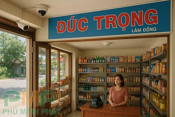Lắp đặt camera cho tạp hóa ở Đức Trọng - Lâm Đồng