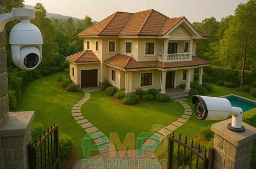 Lắp đặt camera giám sát cho biệt thự
