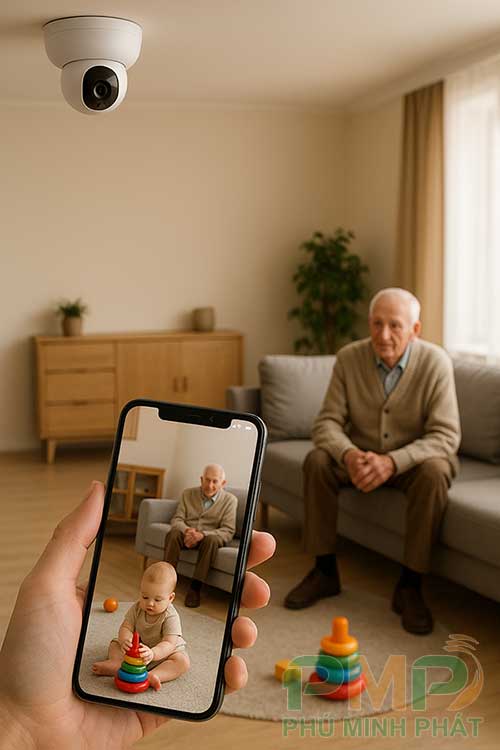 Lắp đặt camera giám sát cho gia đình có người già và trẻ nhỏ Lắp đặt camera giám sát cho gia đình có người già và trẻ nhỏ