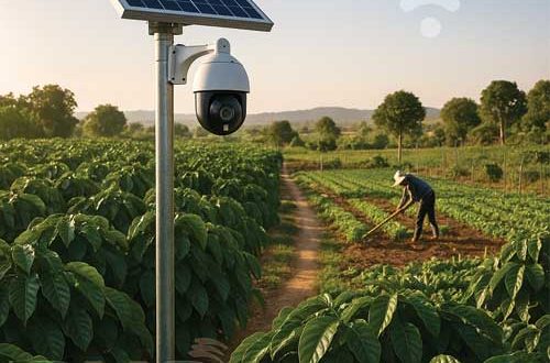 Lắp đặt camera năng lượng mặt trời cho rẫy cà phê