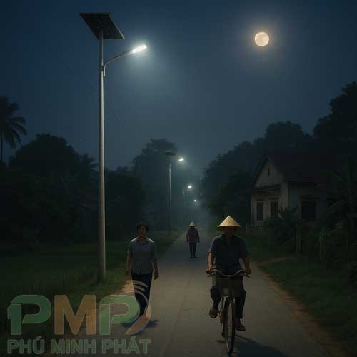 Lắp đặt đèn năng lượng mặt trời cho vùng nông thôn Việt Nam Lắp đặt đèn năng lượng mặt trời cho vùng nông thôn Việt Nam