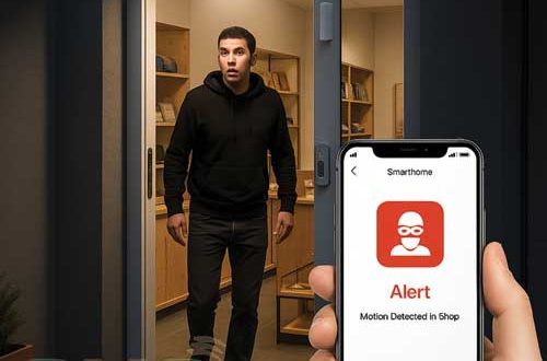 Lắp đặt Smarthome chống trộm cho cửa hàng nhỏ