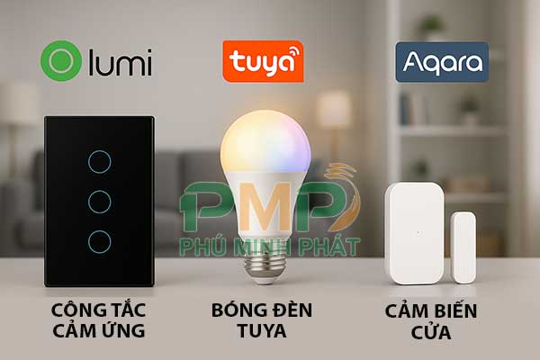 So sánh thiết bị smarthome Lumi, Tuya và Aqara