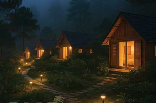 Ứng dụng đèn năng lượng mặt trời trong homestay