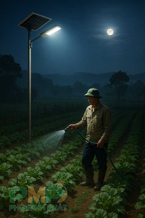 Ứng dụng đèn năng lượng mặt trời trong nông nghiệp Ứng dụng đèn năng lượng mặt trời trong nông nghiệp