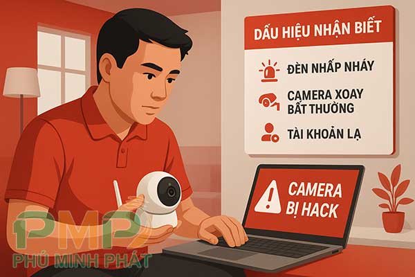 Dấu hiệu nhận biết camera bị hack