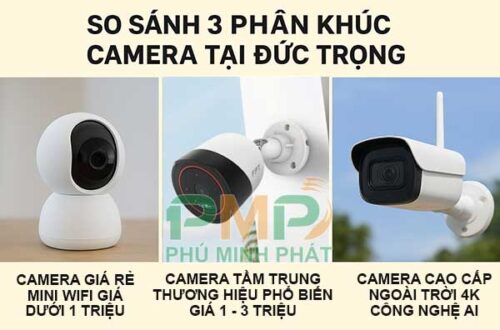 Giá từng phân khúc camera tại Đức Trọng