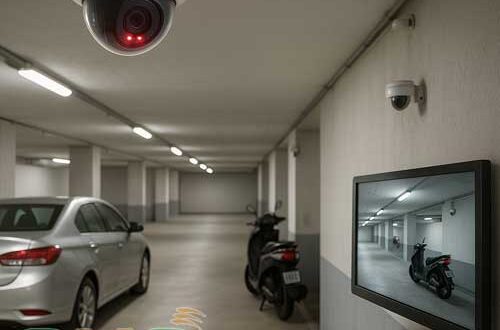 Lắp đặt camera cho tầng hầm