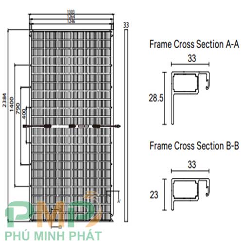 Thông số cơ học tấm pin năng lượng mặt trời Leapton Solar 700W Thông số cơ học tấm pin năng lượng mặt trời Leapton Solar 700W