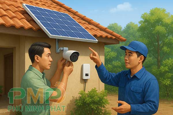 Tư vấn chọn camera dùng điện năng lượng mặt trời