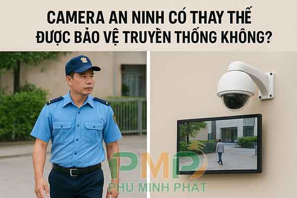Camera an ninh có thay thế được bảo vệ truyền thống không Camera an ninh có thay thế được bảo vệ truyền thống không