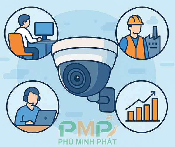Camera giám sát giúp quản lý nhân viên hiệu quả