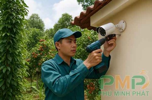 Lắp đặt camera quan sát tại xã Đạ Tẻh 2 Lâm Đồng