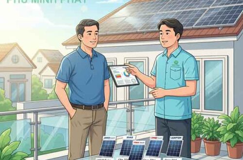 5 thương hiệu tấm pin năng lượng mặt trời uy tín