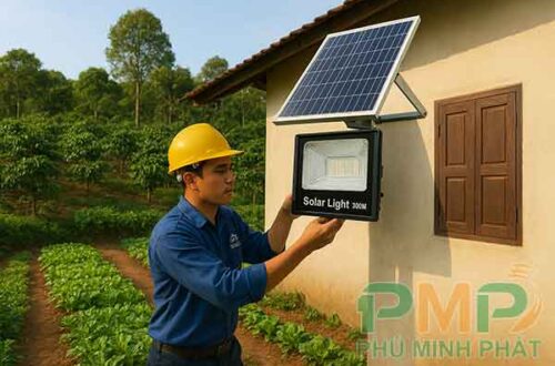 Đèn năng lượng mặt trời xã Đinh Trang Thượng - Di Linh Lâm Đồng