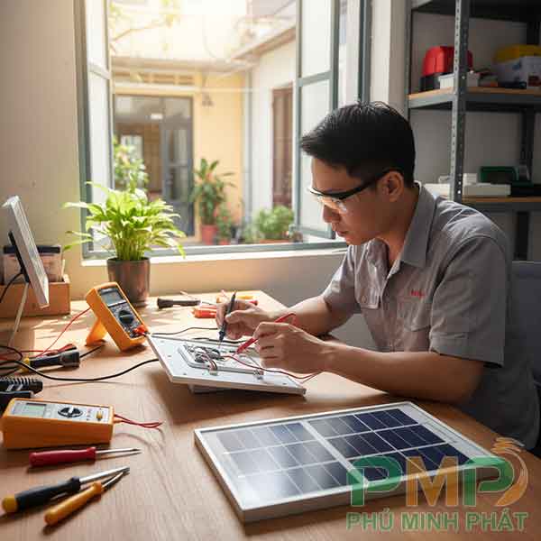 Hướng dẫn kiểm tra công suất thực tế đèn năng lượng mặt trời Hướng dẫn kiểm tra công suất thực tế đèn năng lượng mặt trời