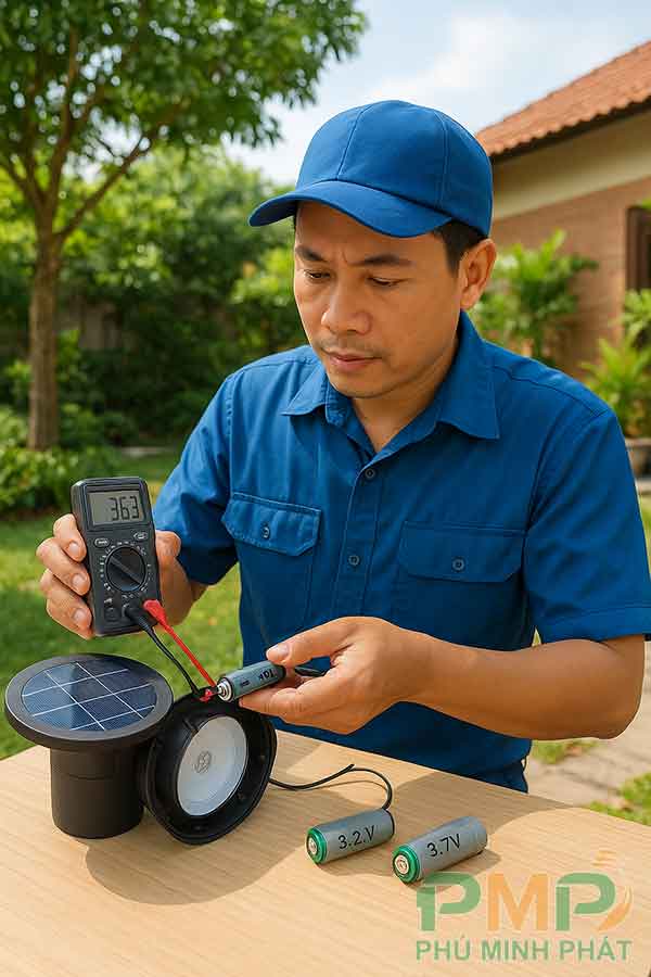 Khi nào thay pin đèn năng lượng mặt trời Khi nào thay pin đèn năng lượng mặt trời