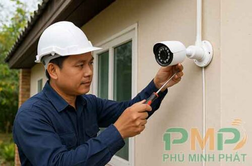Lắp đặt camera tại xã Cát Tiên 2 Lâm Đồng