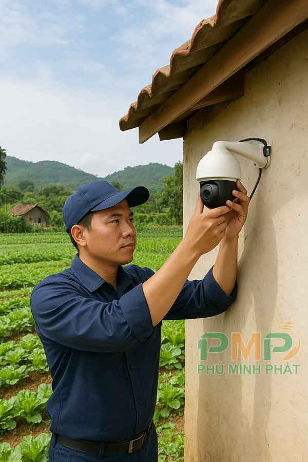 Lắp đặt camera tại xã Ka Đô Lâm Đồng